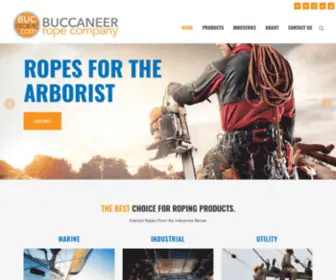 Bucrope.com(Buccaneer Rope Company) Screenshot