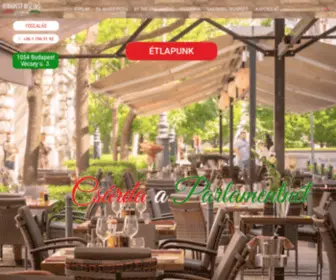 Budapest-Bistro.hu(Bisztró) Screenshot