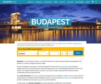 Budapest.org(Guida turistica online su Budapest) Screenshot