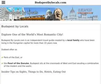 Budapestbylocals.com(Budapest by Locals) Screenshot