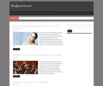 Budapestconcert.com(Budapest Concert) Screenshot