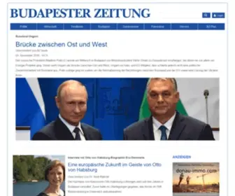Budapester.hu(Budapester Zeitung) Screenshot