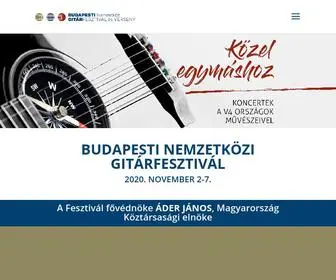 Budapestguitar.com(ProgramBudapesti) Screenshot