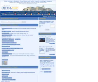 Budapesthotelstart.com(Budapest Hotel Start) Screenshot