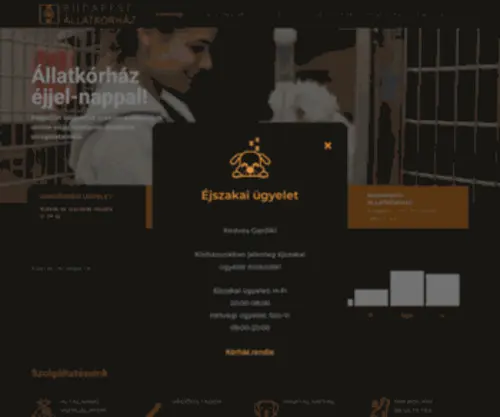 Budapestiallatkorhaz.hu(Kezdőlap) Screenshot