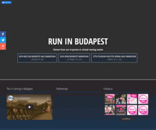 Budapestmarathon.com(Budapest Marathon Organisation) Screenshot