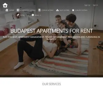 Budapestrents.com(Budapest Apartments) Screenshot