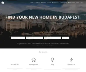 Budapestsales.com(Budapest Apartments for Sale) Screenshot