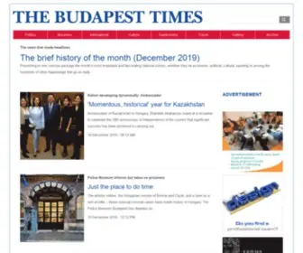 Budapesttimes.hu(The Budapest Times) Screenshot