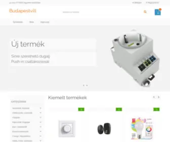 Budapestvill.hu(Budapestvill Webáruház) Screenshot