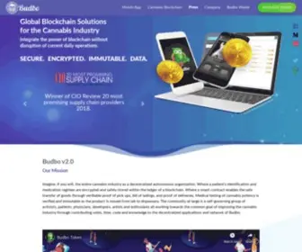 Budbo.io(Cannabis Blockchain Solutions) Screenshot