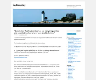 Budbromley.blog(Environment, energy, immigration, islamization and politics) Screenshot