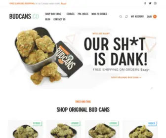 Budcans.co(Bud Cans) Screenshot