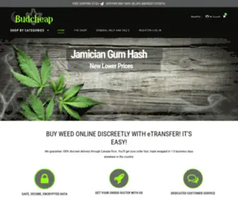 Budcheapcanada.co(Buy Weed Online) Screenshot