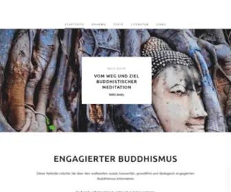 Buddhanetz.de(Startseite) Screenshot