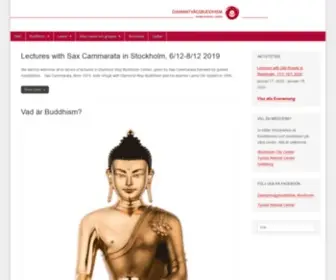 Buddhismen.se(Diamantvägs) Screenshot