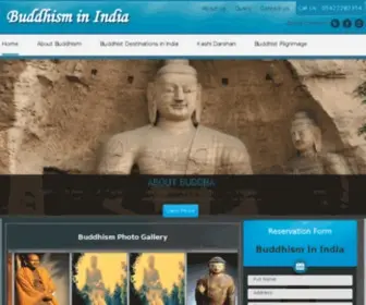 Buddhisminindia.com(Buddhism in India) Screenshot