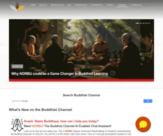 Buddhistchannel.tv(Buddhist Channel The Buddhist Channel) Screenshot