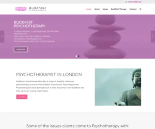 Buddhistpsychotherapy.org.uk(Psychotherapist London) Screenshot