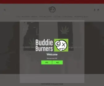 Buddieburners.com(Home of the cryobotz Dank Rick Cones joint bubblers and more) Screenshot