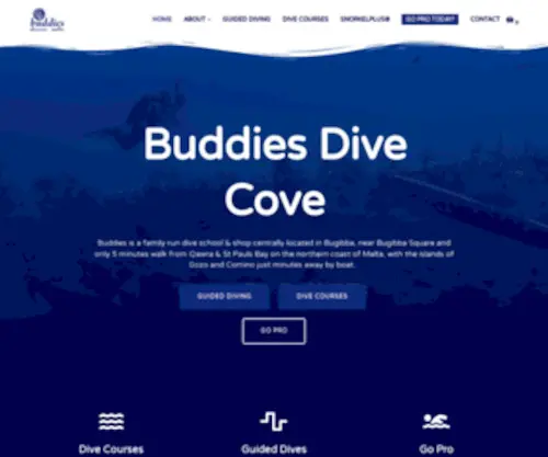 Buddiesmalta.com(Diving in Malta) Screenshot
