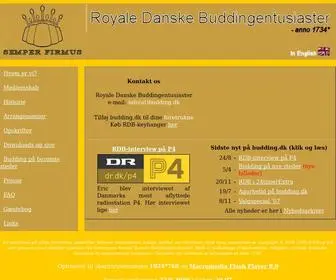 Budding.dk(Royale Danske Buddingentusiaster) Screenshot