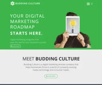 Buddingculture.com(OC's Leading Content & Digital Marketing Agency) Screenshot