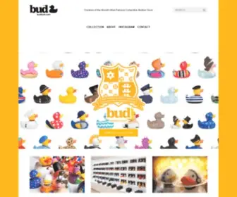 Budduck.com(The World's Most Famous Collectible Rubber Duck) Screenshot