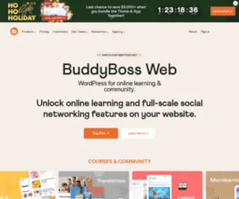 Buddyboss.com(The #1 course & community platform for WordPress) Screenshot