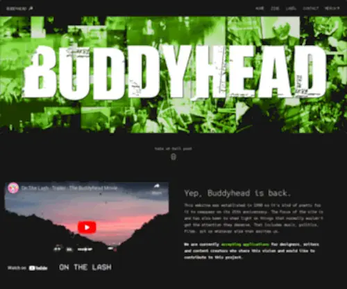Buddyhead.com(For the children) Screenshot