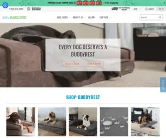 Buddyrest.com(The World's Best Dog Beds MADE IN THE USA) Screenshot