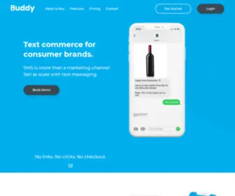 Buddytexts.com(Text Commerce) Screenshot