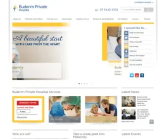 Buderimprivatehospital.com.au(Buderim Private Hospital) Screenshot