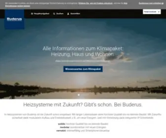 Buderus.de(Systemlösungen für Heizung) Screenshot