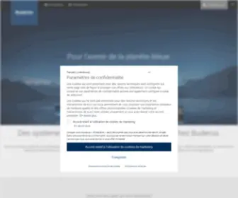 Buderus.lu(Systemlösungen für Heizung) Screenshot