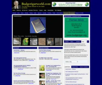 BudgerigarWorld.com(The international website for the hobby worldwide) Screenshot