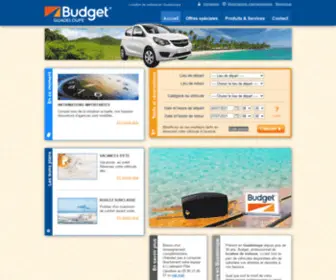 Budget-Guadeloupe.com(Location de voiture en Guadeloupe) Screenshot