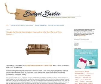 Budgetbarbie.com(Budget Barbie) Screenshot