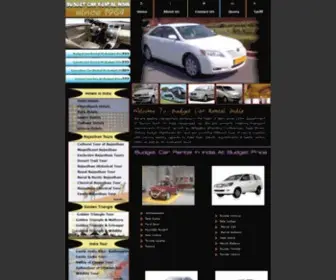 Budgetcarrentalindia.com(Budget Car Rental India) Screenshot