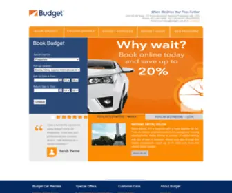 Budget.com.ph(Budget Car & Truck Rental Philippines) Screenshot