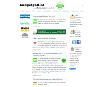Budgetgolf.nl(Welkom bij) Screenshot