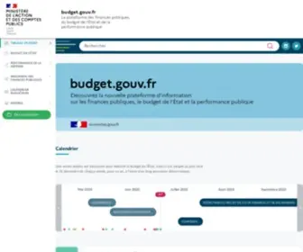 Budget.gouv.fr(Dépenses) Screenshot