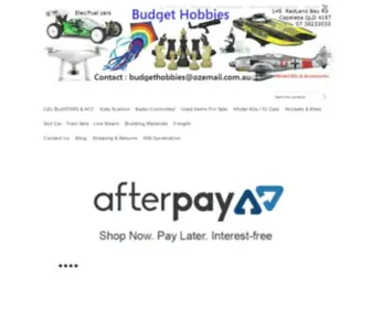 Budgethobbies.com.au(BUDGET HOBBIES) Screenshot