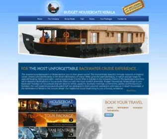 Budgethouseboats.com(Alleppey Houseboats) Screenshot
