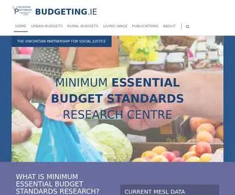 Budgeting.ie(Minimum Essentials Budget for Ireland) Screenshot