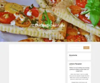 Budgetkoken.eu(Budget koken) Screenshot