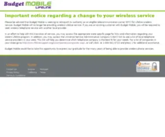 Budgetmobile.com(Budget Mobile) Screenshot