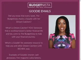 Budgetnistagoodies.com(Goodie Email) Screenshot