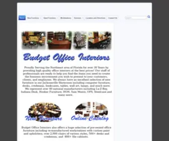 Budgetofficeinteriors.com Screenshot