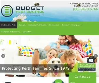 Budgetpest.com.au(Budget Pest Control Perth) Screenshot